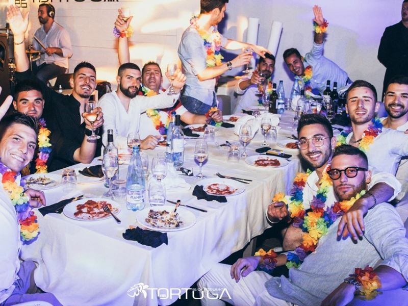 tortuga beach club addio al celibato allegro