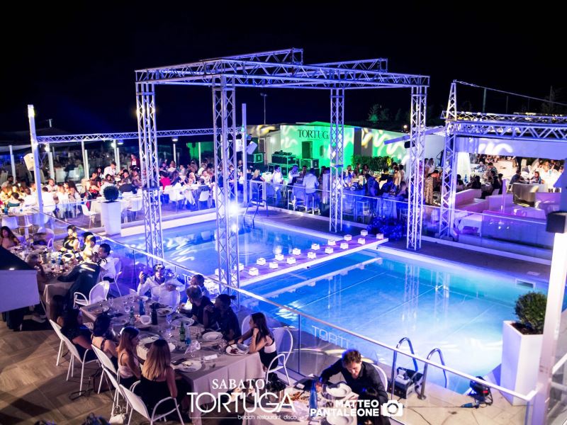 tortuga beach club volgersi della cena